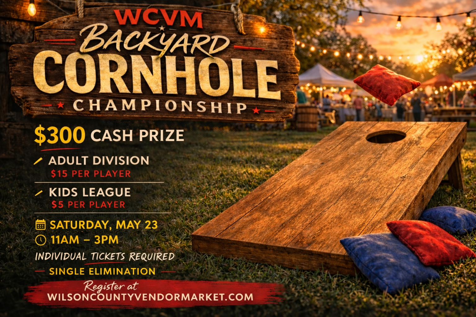 WCVM Backyard Cornhole Championship
