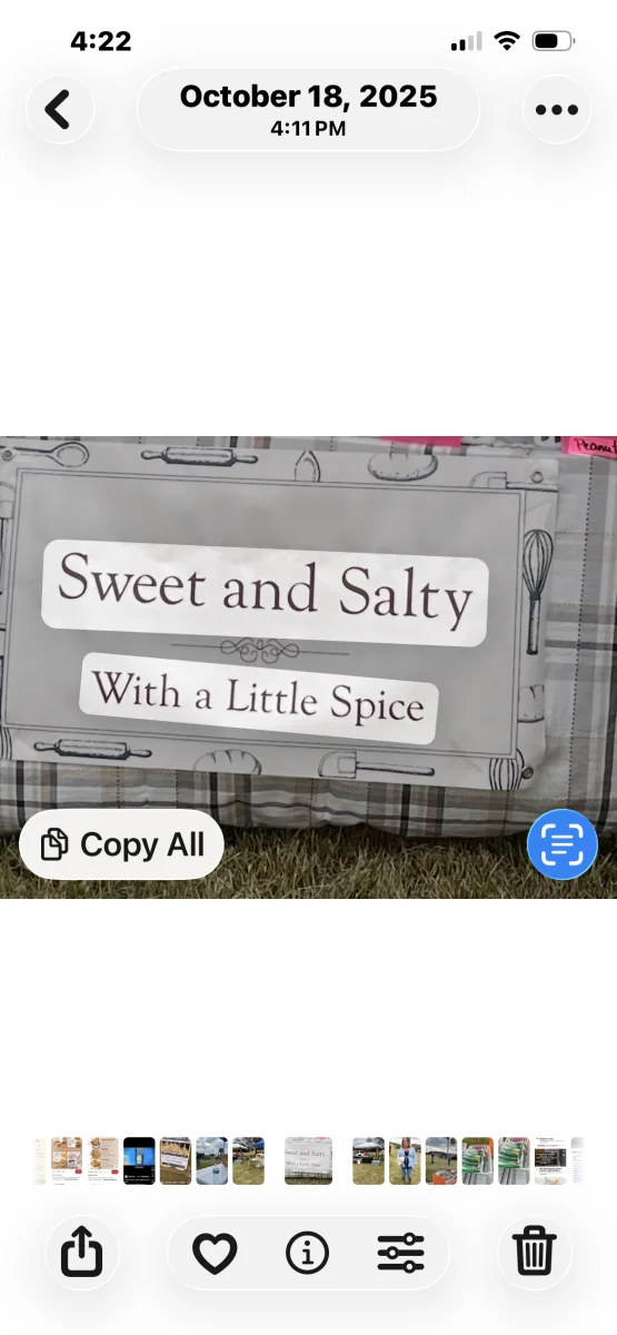 Sweet and Salty with a little spice