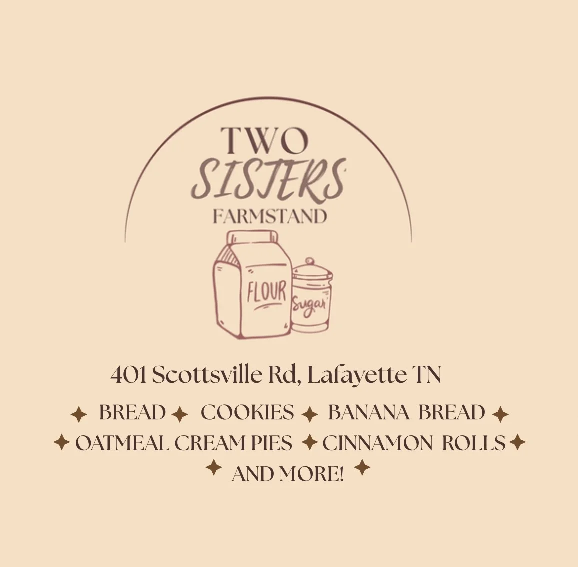 Two Sisters Farmstand logo