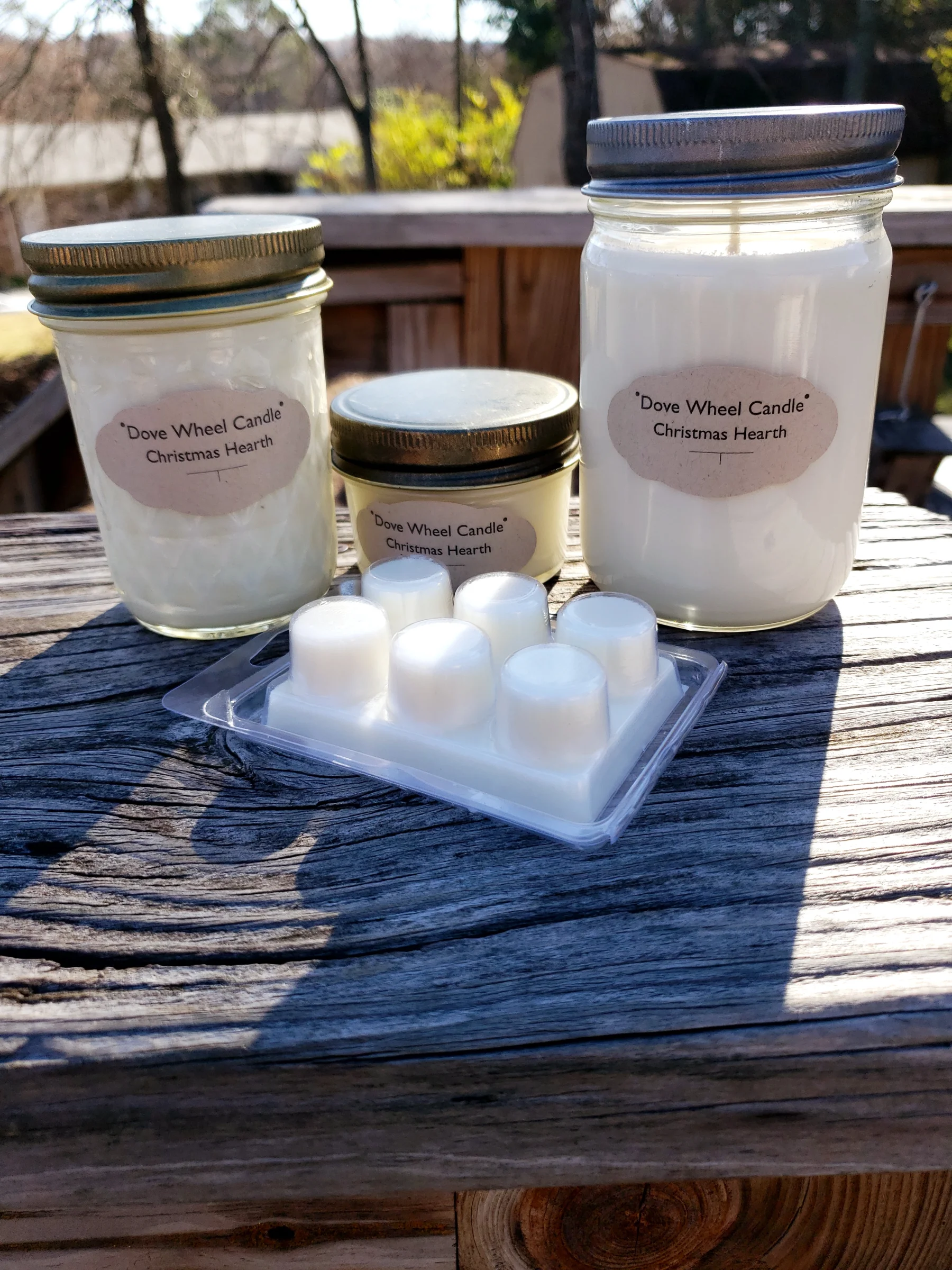 Dove Wheel Candle - Image 1