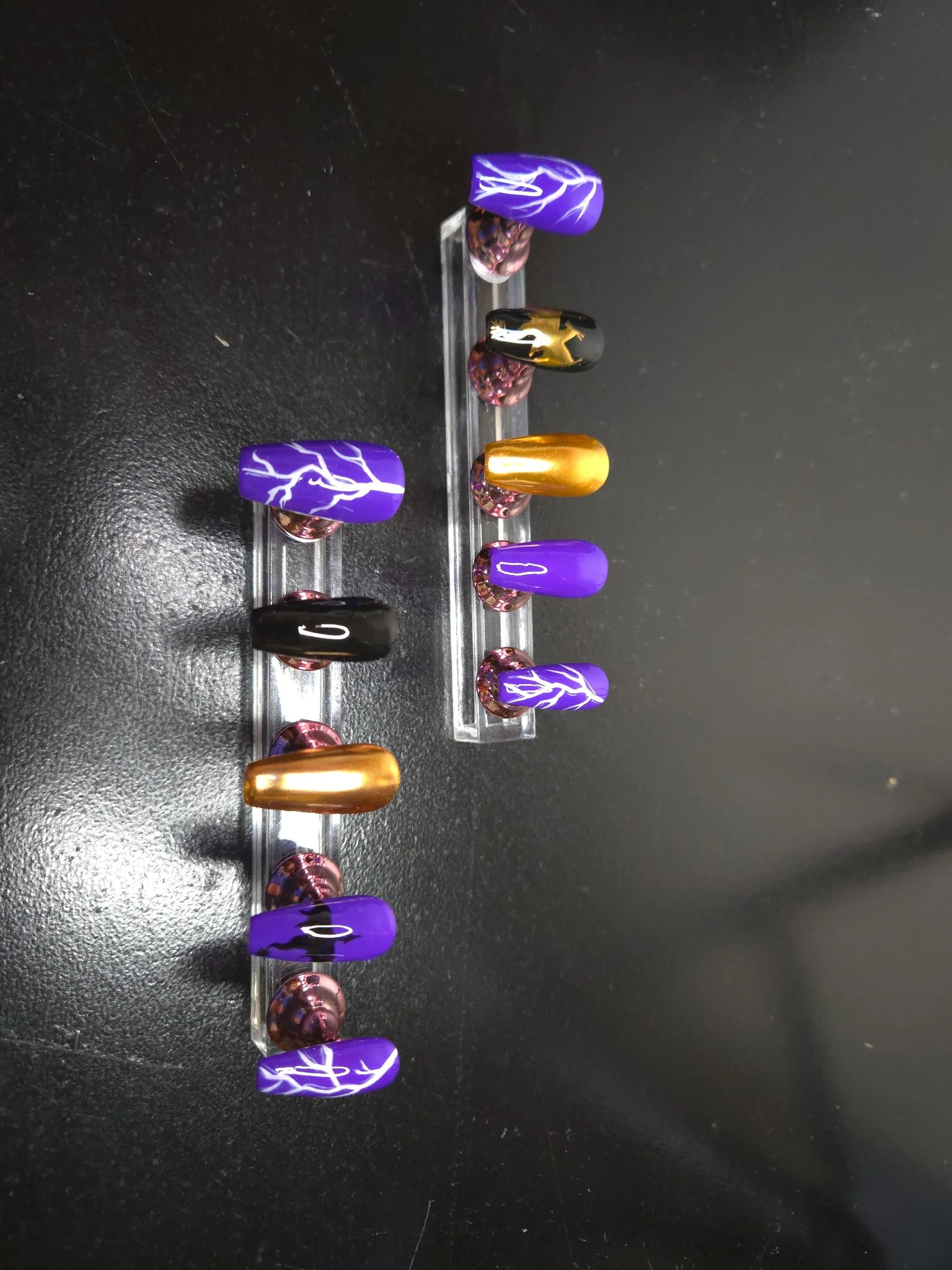 Starlight pressed nails - Image 3