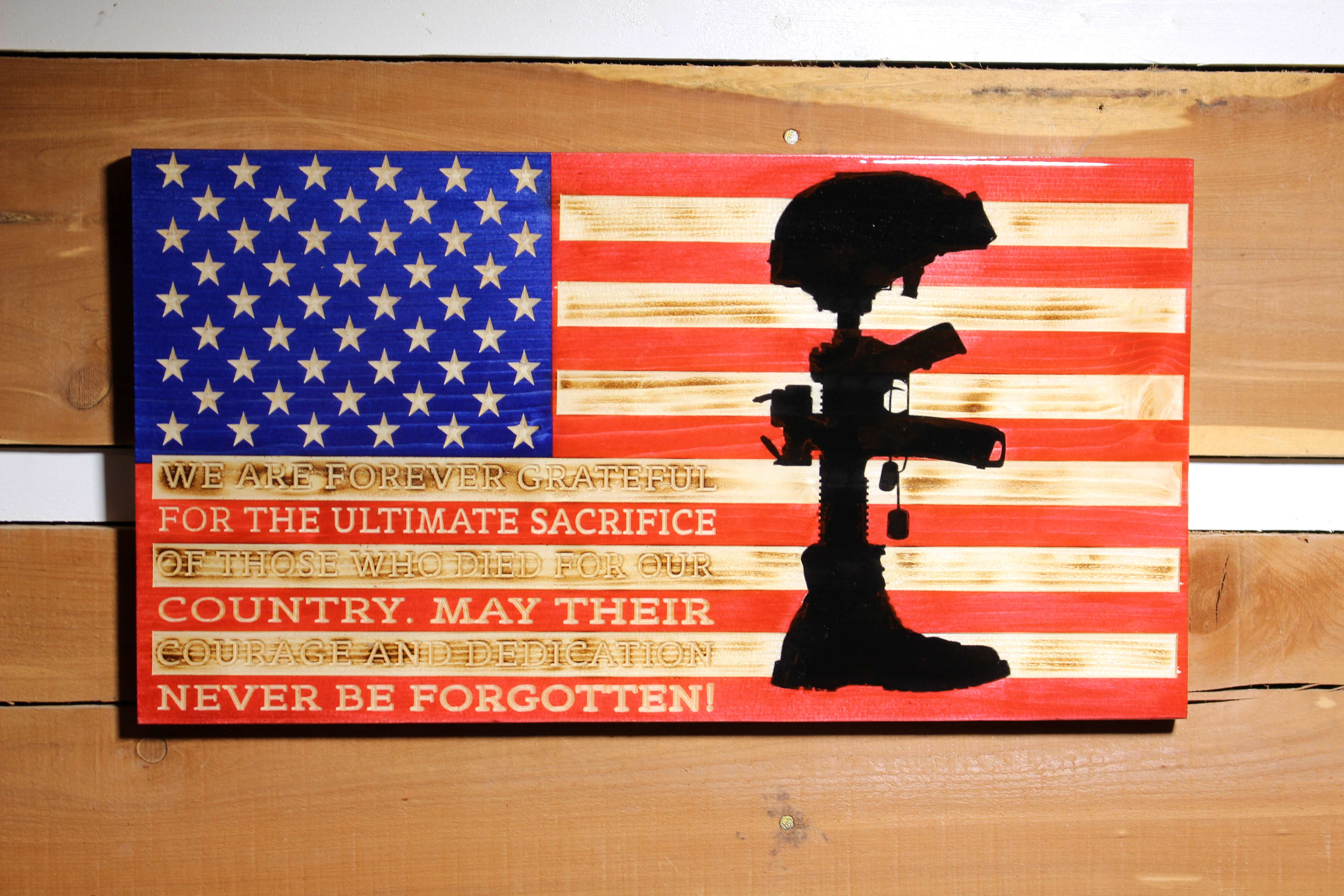 Fallen Soldier Flag