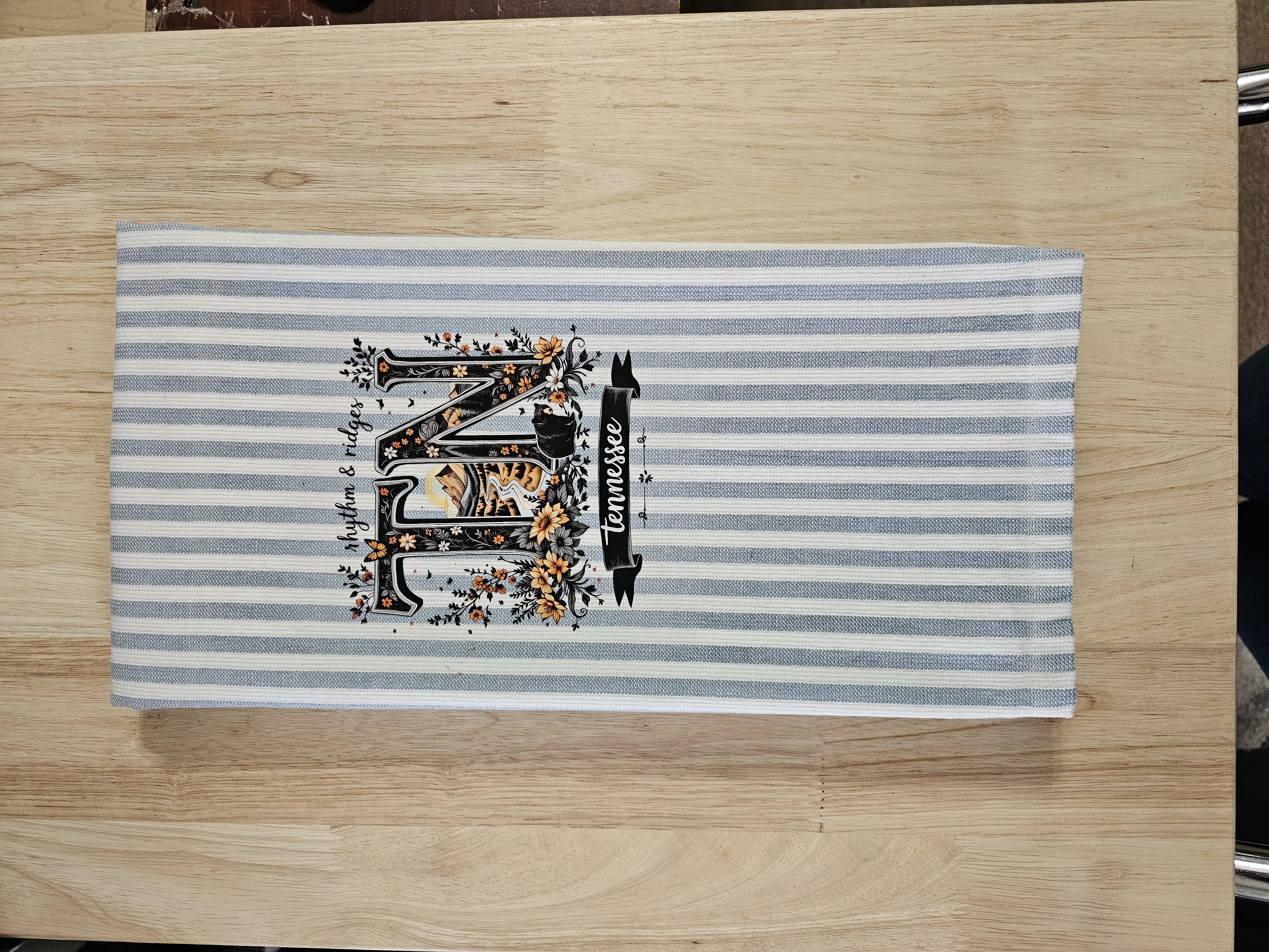 Tennessee Cotton Decorated Kitchen Towel