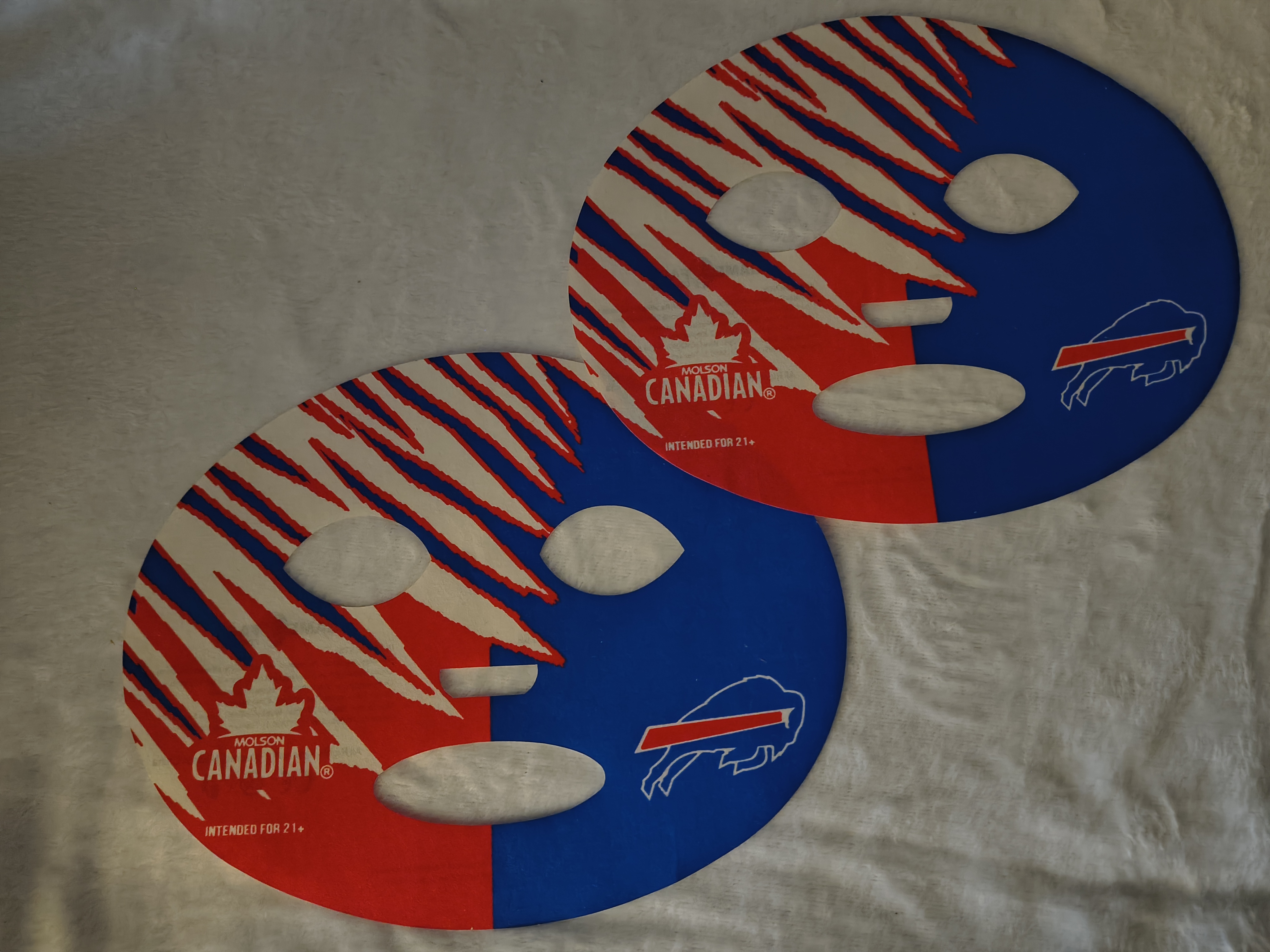 Peel and Stick Buffalo Bills Face Stickers