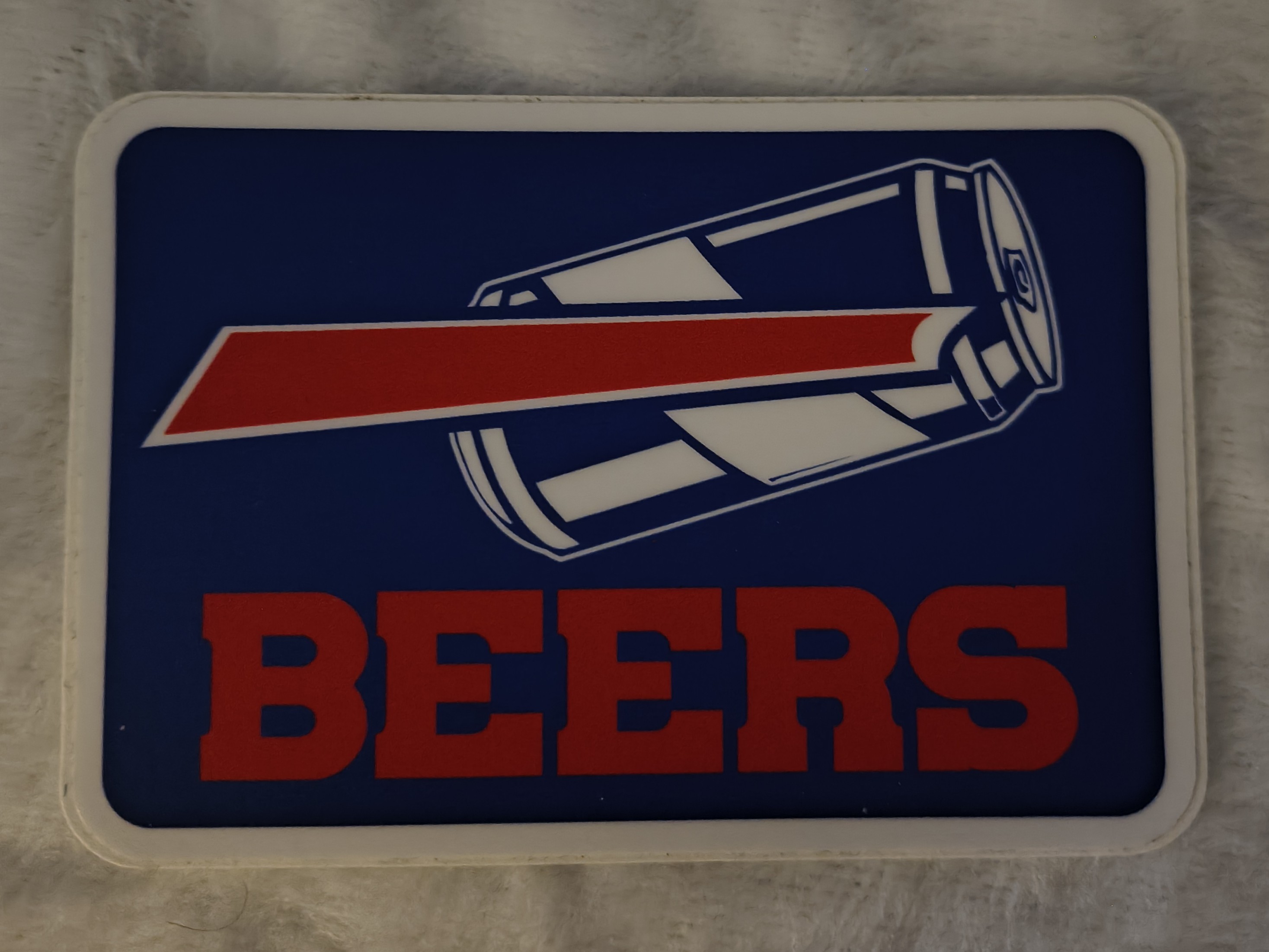 Buffalo Bills Beers Sticker