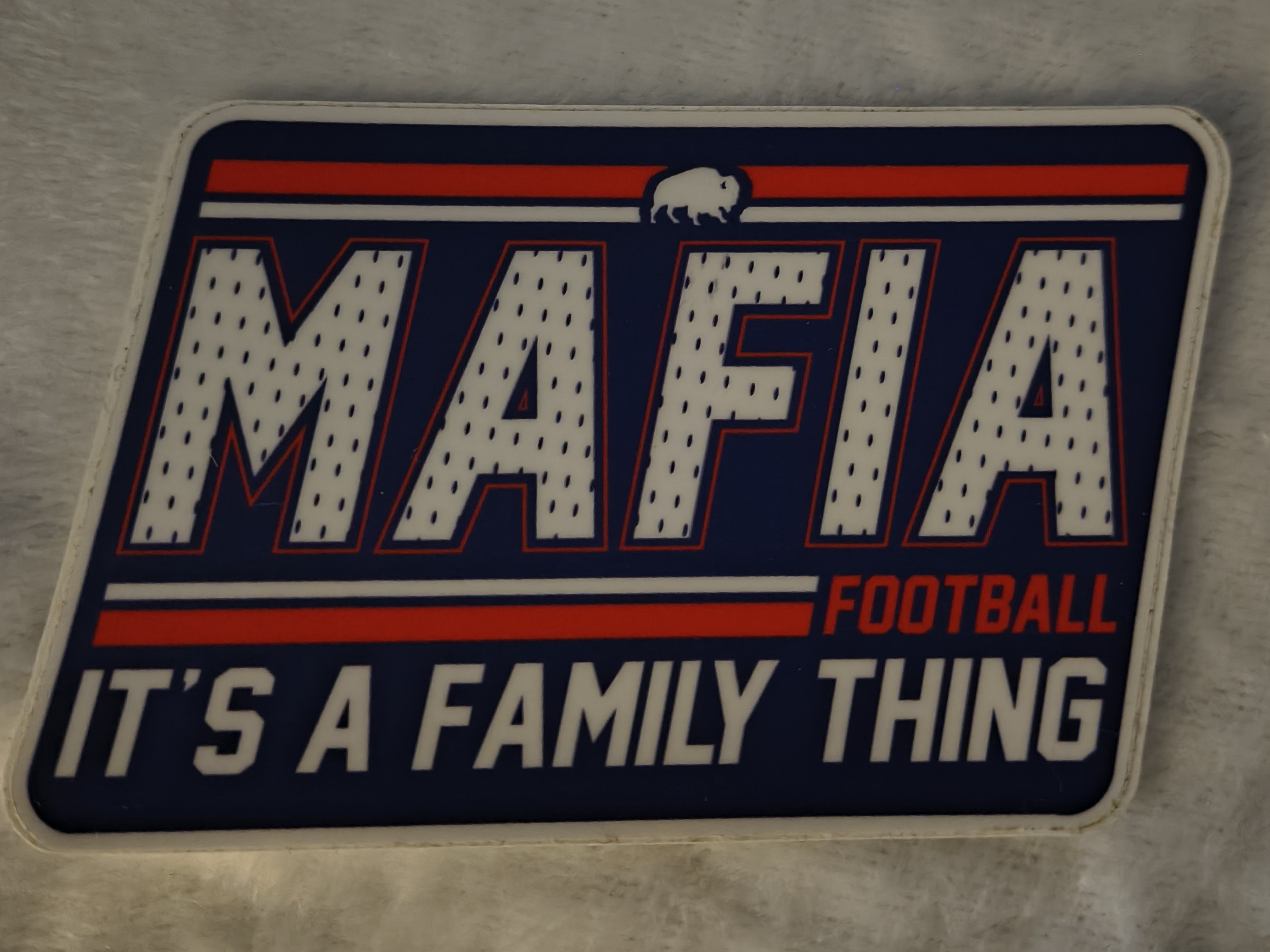 Mafia Football It's A Family Thing Sticker