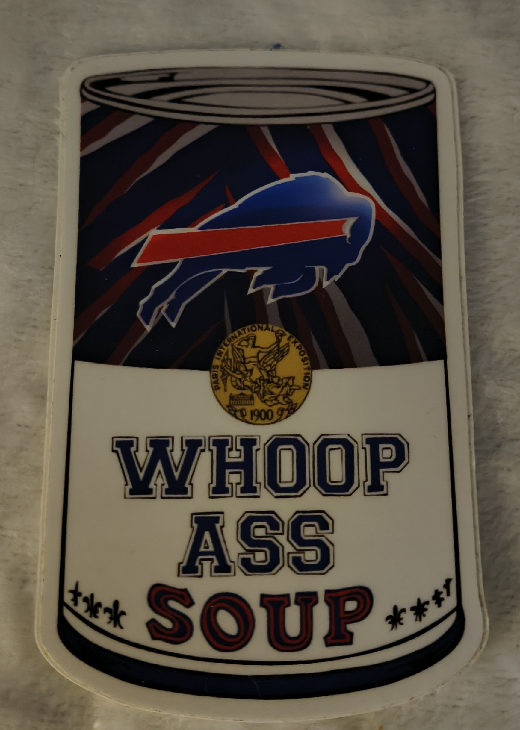 Buffalo Bills Can Of Whoop Ass Soup Magnet