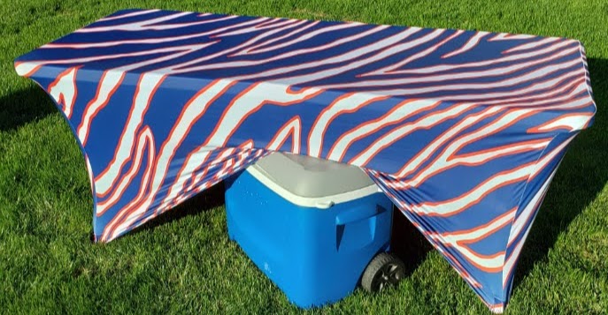 Mafia Stripes Spandex Table Cover