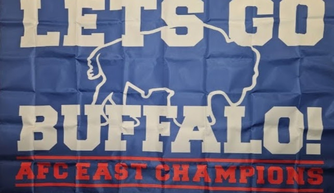 Buffalo Bills Lets Go Buffalo AFC East Champions 3ft x 5ft