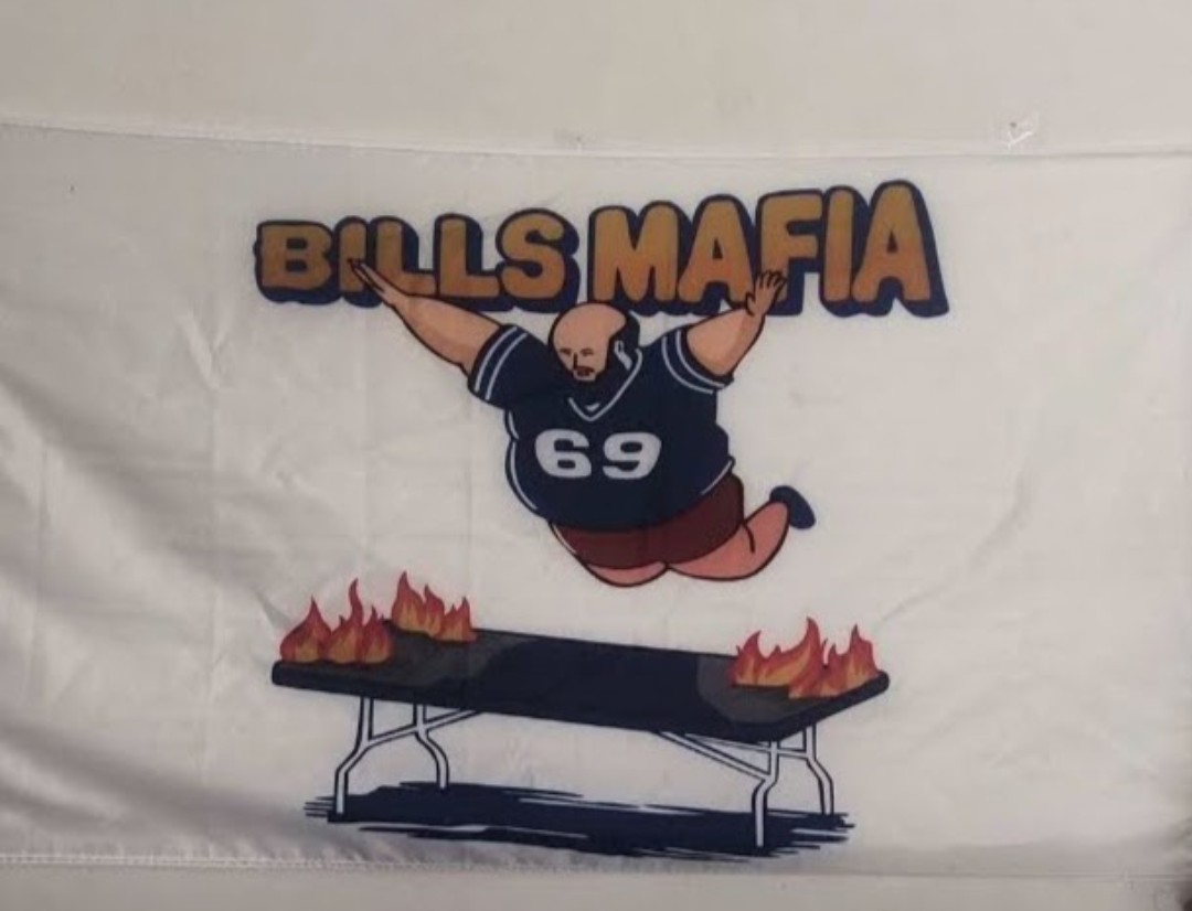 Buffalo Bills Mafia Table Crasher 3ft x 5ft