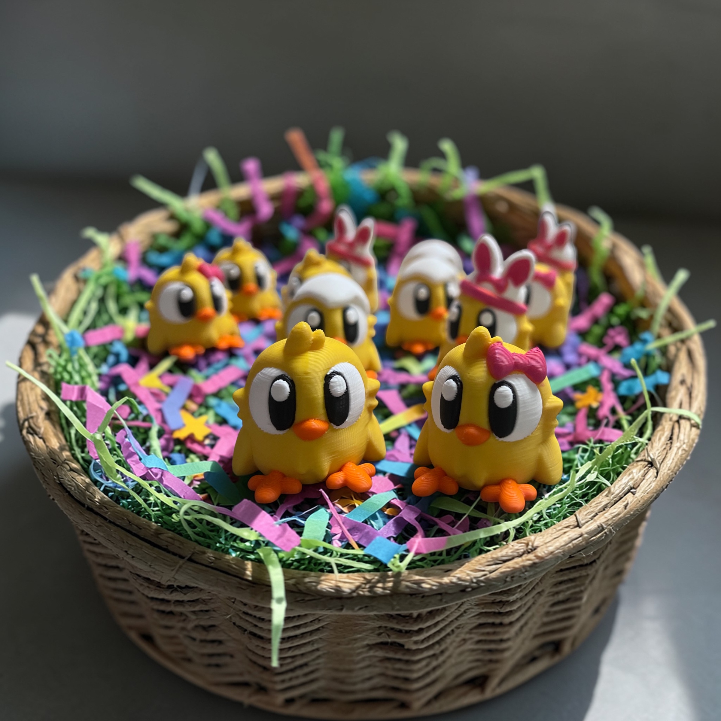 3D Printed Easter Chicks