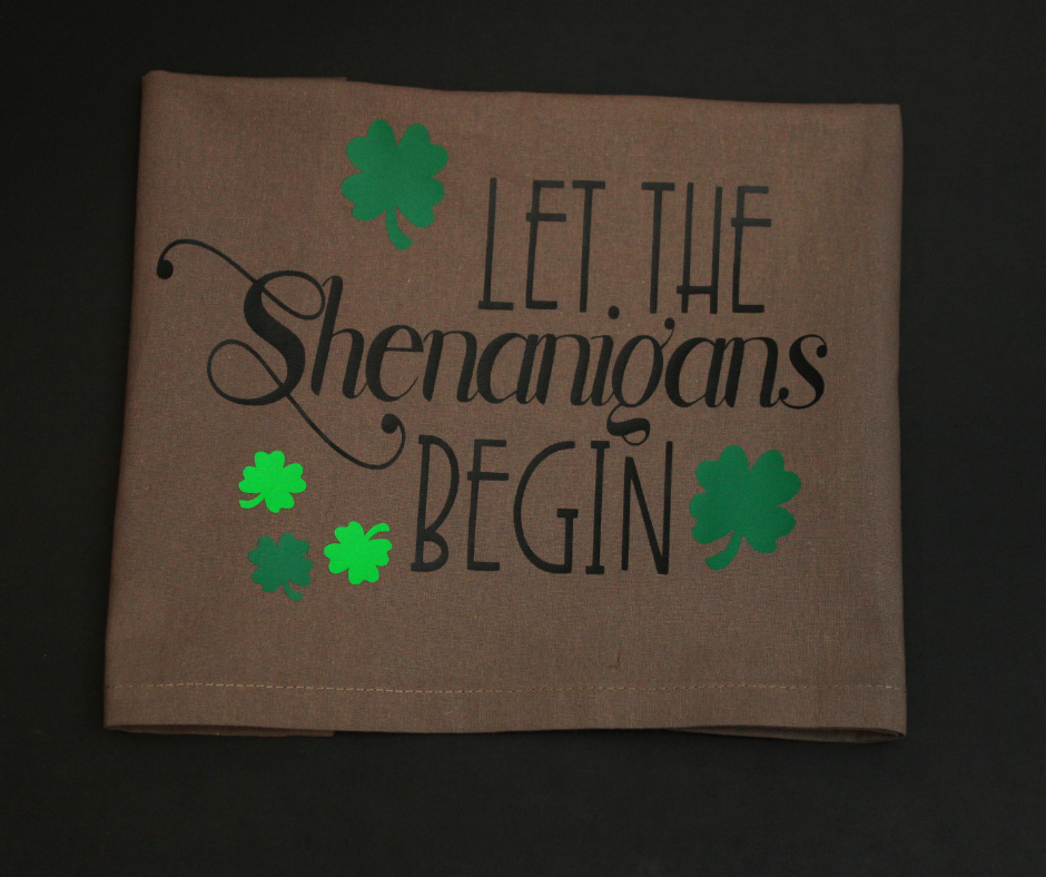 shenanigans kitchen towel