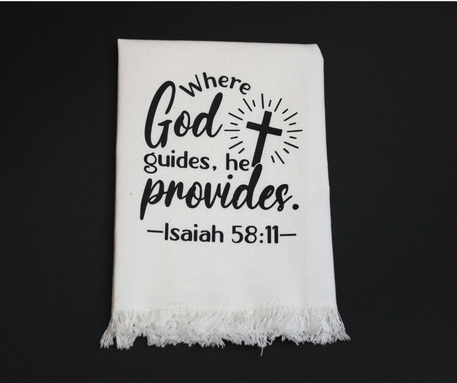 God provides kitchen towel