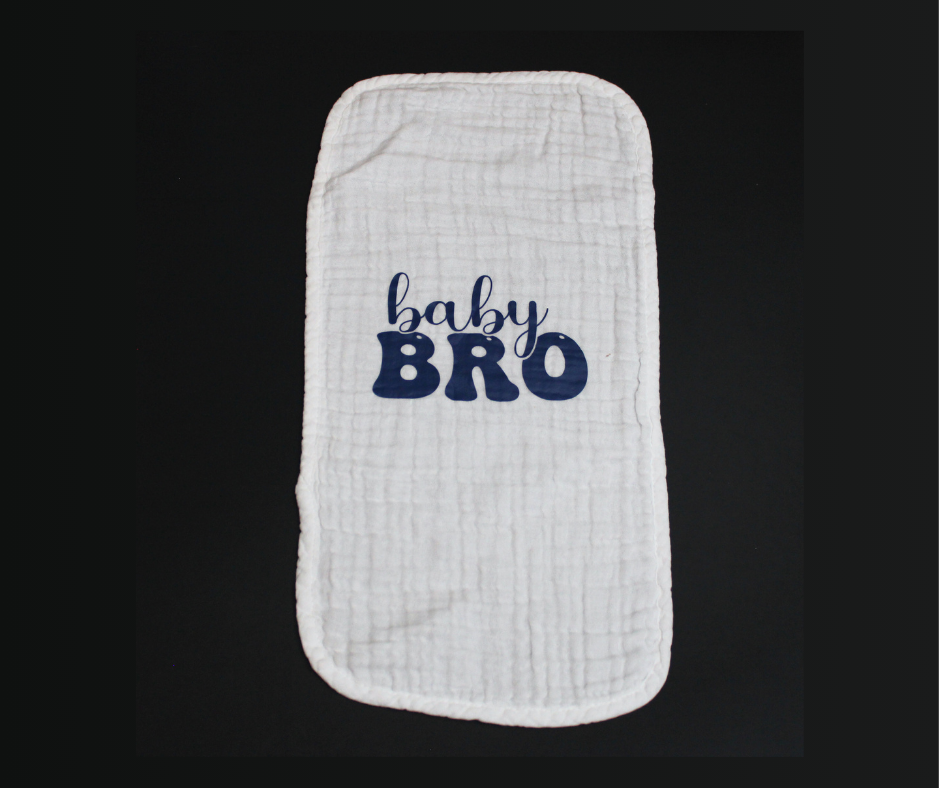 baby bro burp cloth