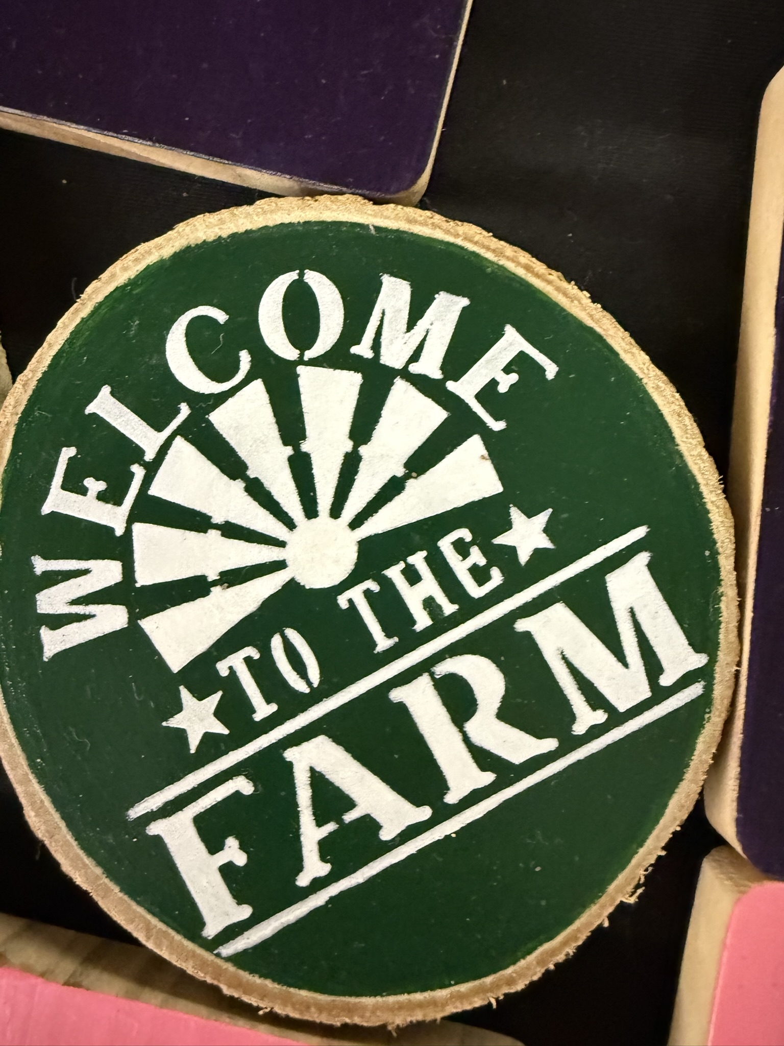 welcome to the farm ornament