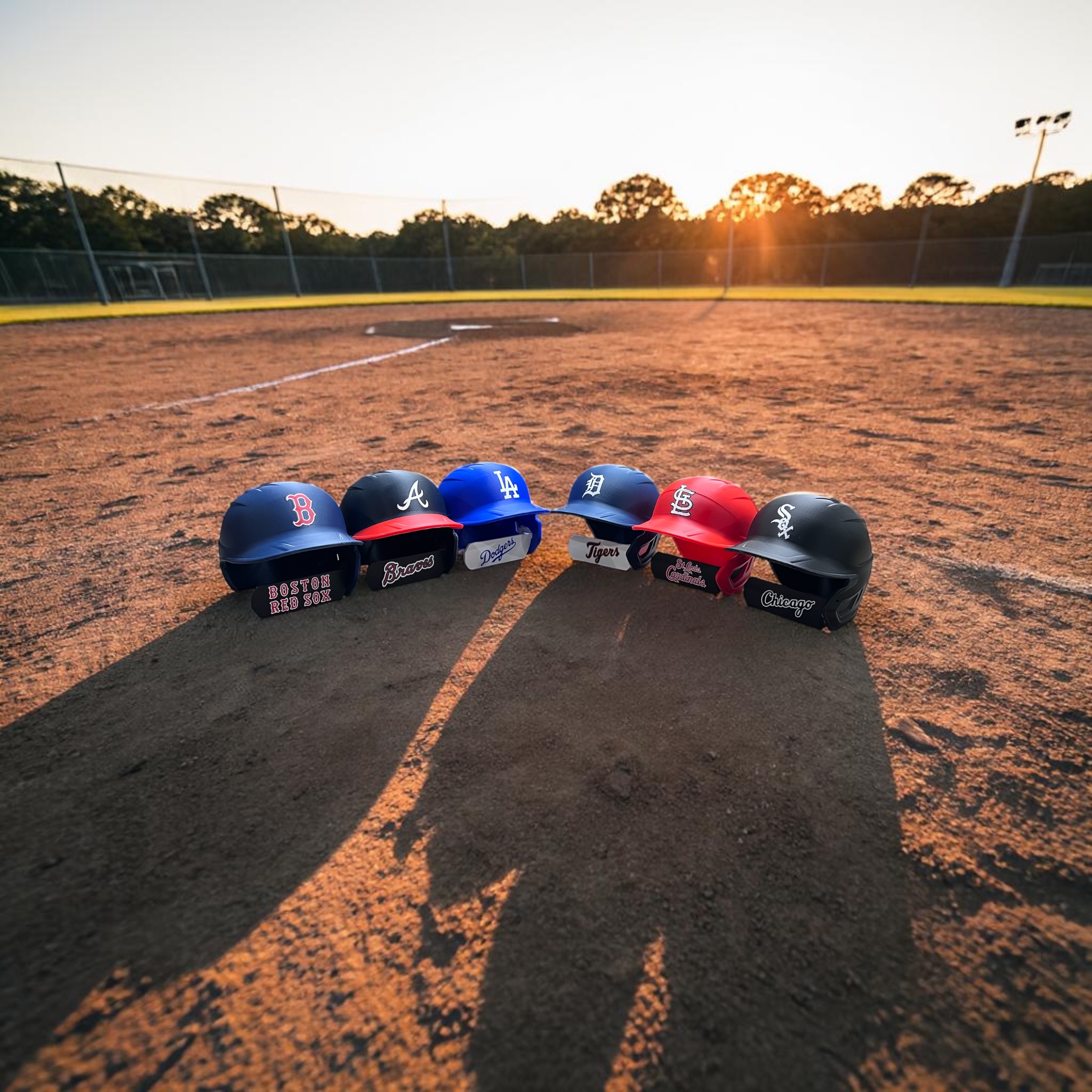 3D PRINTED MINI BASEBALL HELMETS