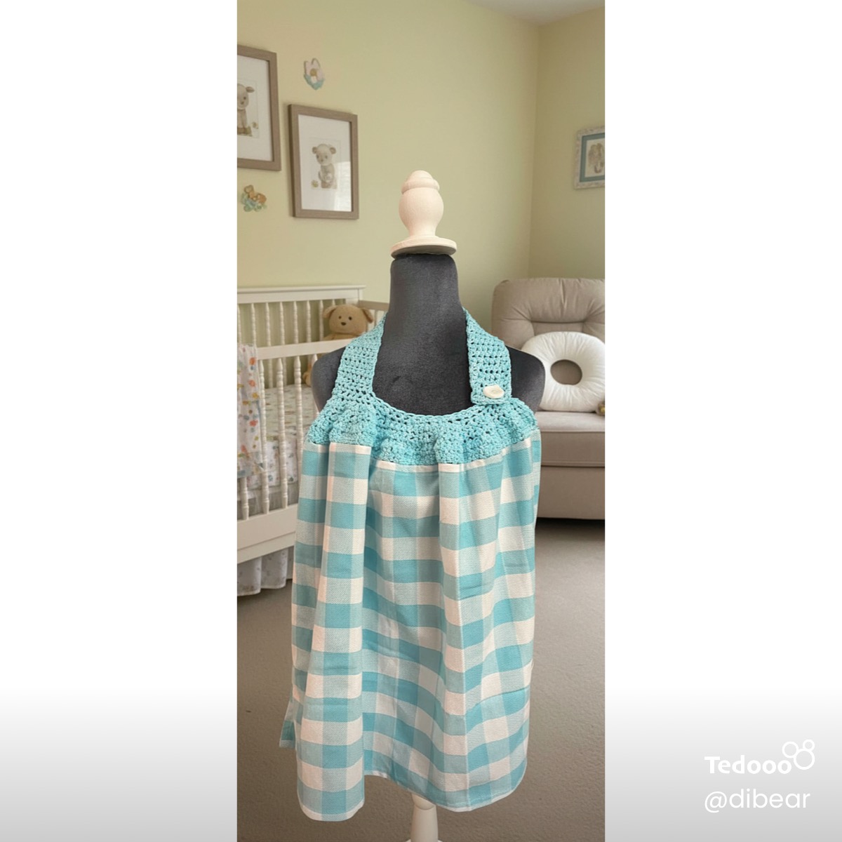 Adult Bib, Nursing Cover or Apron