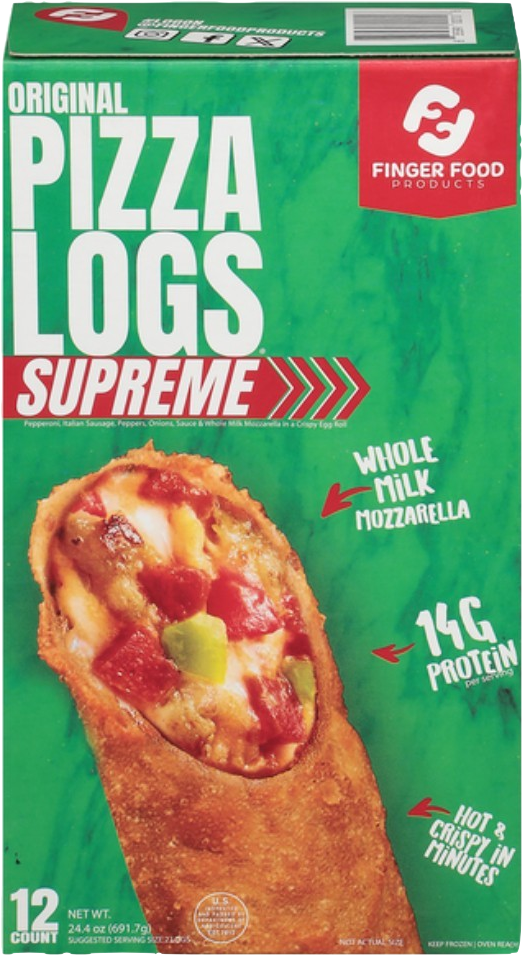 Pizza Logs 12pk Supreme *PRE PAY ONLY* (WE DO NOT SHIP)